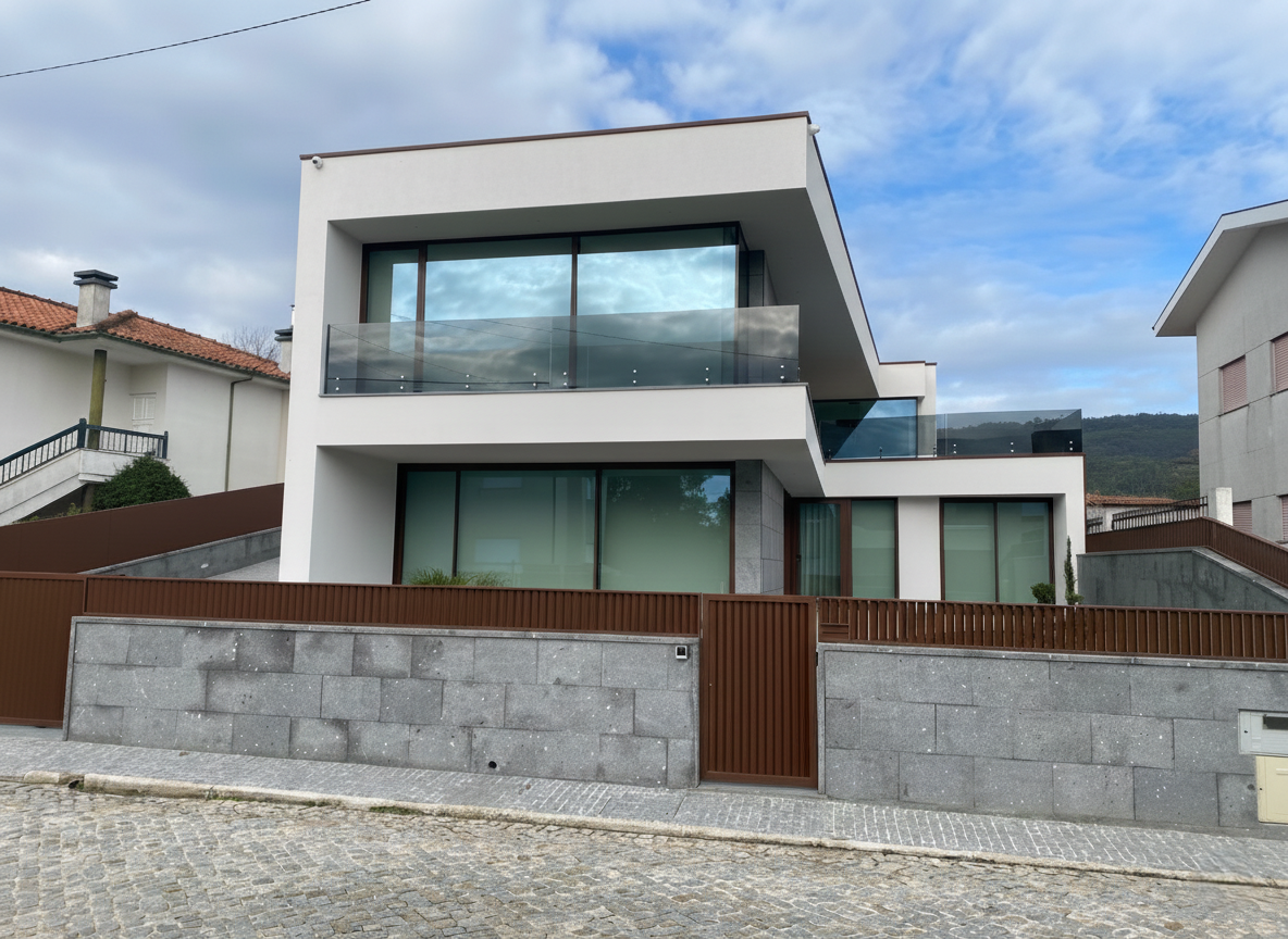 Moradia Moderna com Alumínio